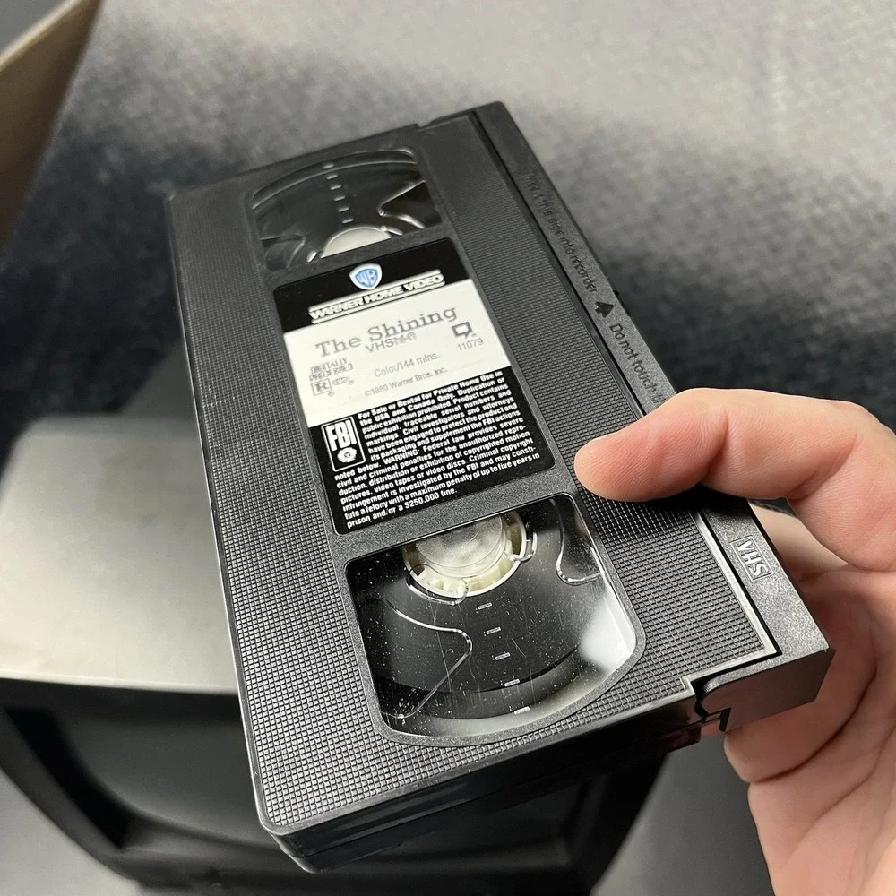 The Shining (VHS, 1990) Jack Nicholson, Stanley Kubrick 1980 Warner Video